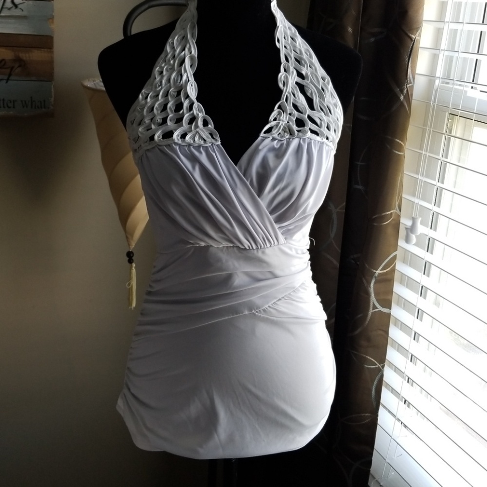 Windsor White halter top